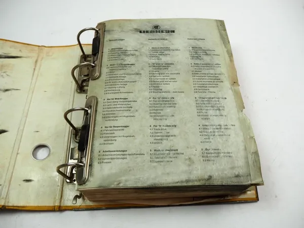 Liebherr R900 902 912 922 932 942 Service Handbuch Bagger Werkstatthandbuch Reparaturanleitung