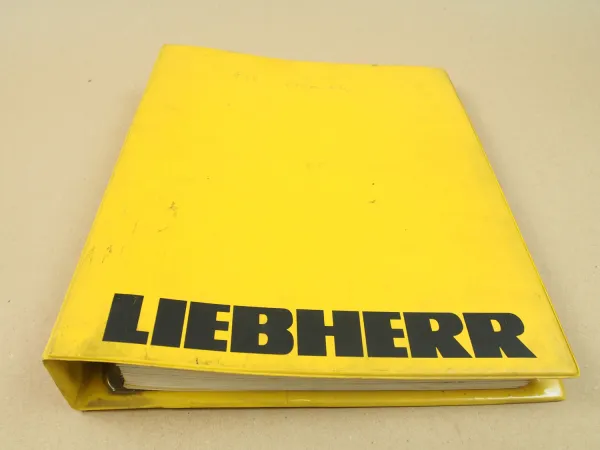Liebherr R912 Ersatzteilkatalog Ersatzteilliste Teilekatalog Parts List 1982