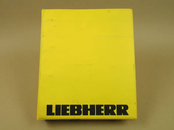 Liebherr R922LC Ersatzteilliste Ersatzteilkatalog Spare parts List 1984