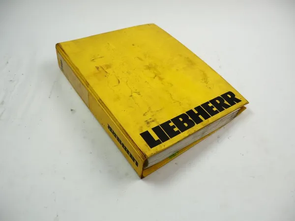 Liebherr R924 HDSL Litronic Ersatzteilliste Spare Parts List Ersatzteilkatalog 2001