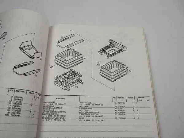 Liebherr R934 HDSL Litronic 648 Ersatzteilliste Spare parts List Ersatzteilkatalog