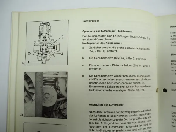 Liebherr R942 LC Bagger Deutz Motor Betriebsanleitung Ersatzteilliste 1979/83
