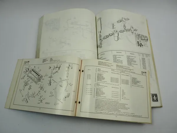 Liebherr R942 LC Bagger Deutz Motor Betriebsanleitung Ersatzteilliste 1979/83