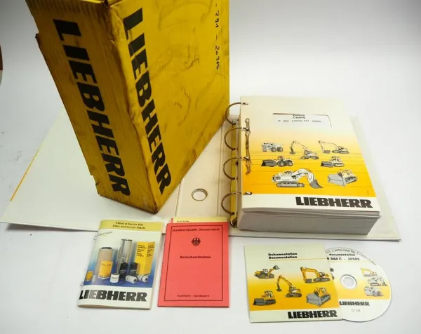 Liebherr R944 C Litronic Bagger 791 Betriebsanleitung Ersatzteilliste Spare parts List