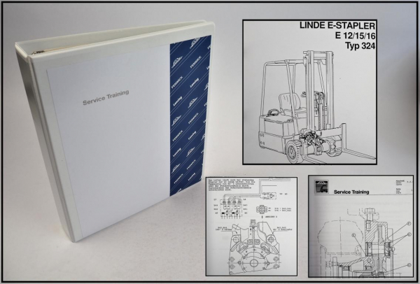 Linde E 12 15 16 Typ 324 Stapler Service Training Werkstatthandbuch