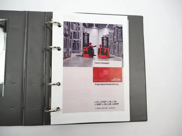 Linde L 14 16 20 AP i Elektro Hochhubwagen Betriebsanleitung Wartung 2019