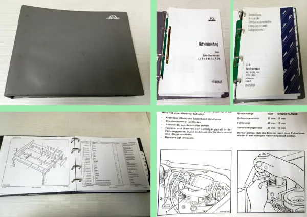 Linde R14 R16 R16N R20 R20N Typ 113 Stapler Betriebsanleitung Ersatzteilliste