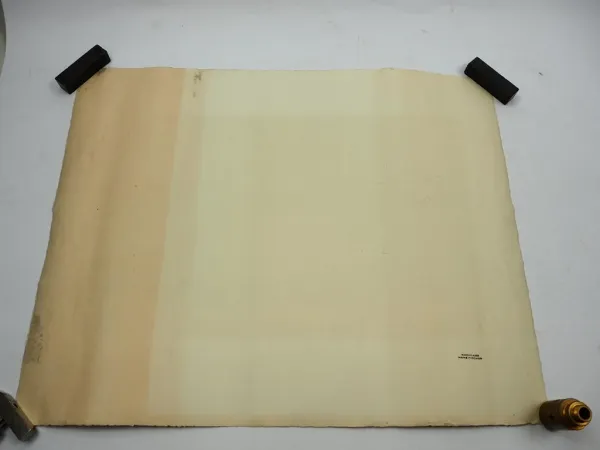 Lithografie Hans Fischer Schweiz Gestiefelter Kater Nachtkonzert Nachlassstempel