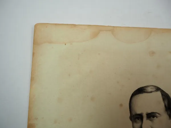 Lithographie Oberbürgermeister C. F. Grabow Prenzlau ca. 1860