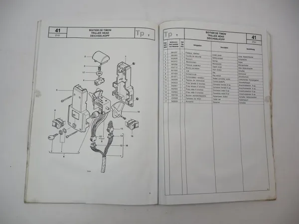 LOC Turbo A500 Elektro Hubwagen Betriebsanleitung Ersatzteilliste Parts List