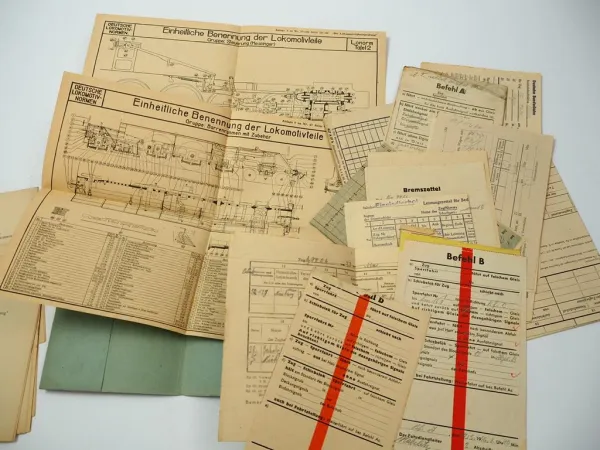 Lokomotivführer Prüfung Lokführer 2 Bücher & Anlagen 1950 von Erlemeier / Kempe