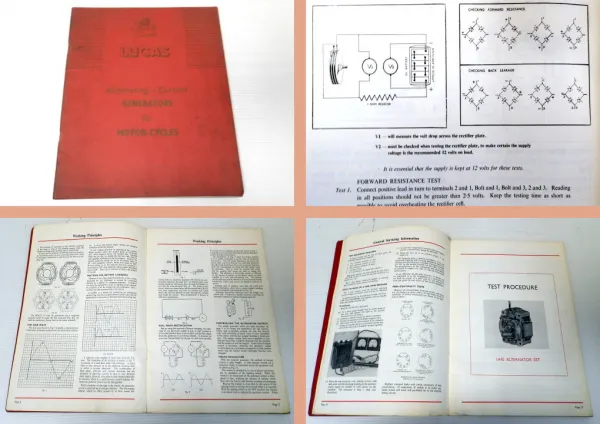 Lucas Alternating Current Generators for Motorcyles Triumph Bantam BSA 1958