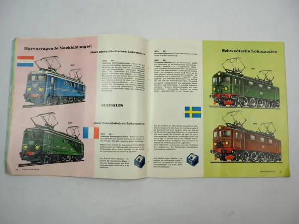 Märklin Eisenbahn Modellbau Modelleisenbahn Katalog 1961/62