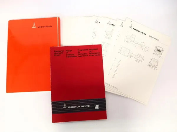 Magirus Deutz 130 160 170 232 256 310 D M LKW 32x Datenblatt + Programmübersicht