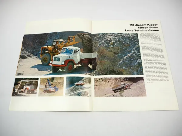 Magirus Deutz 156 D 15 K AK LKW Prospekt Technische Daten 09/1967