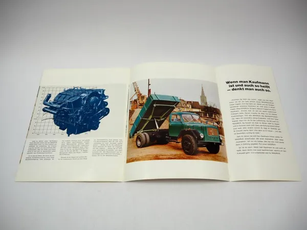 Magirus Deutz 156 D 15 K AK LKW Prospekt Technische Daten 09/1967