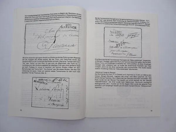 Mainz Mayence Postgeschichtliche Dokumente aus der Sammlung Rudolf Heininger