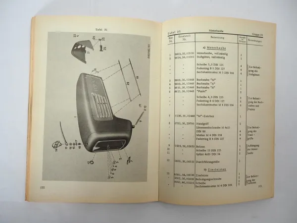 MAN 2F1 Schlepper Ersatzteilliste Ersatzteilkatalog 1963