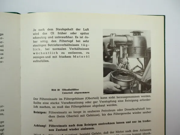MAN 2L4 2L5 4L2 Schlepper Betriebsanleitung Bedienunganleitung 1961