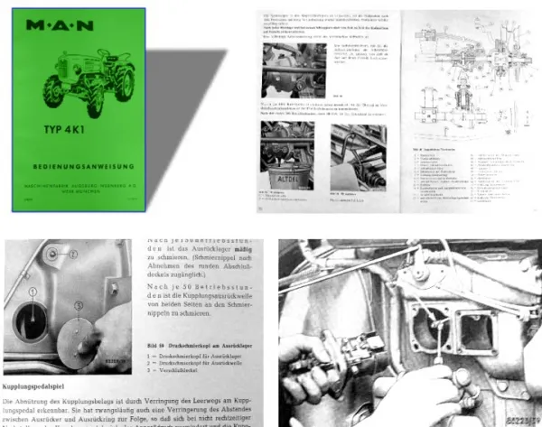 MAN 4K1 Ackerdiesel Betriebsanleitung & Wartung