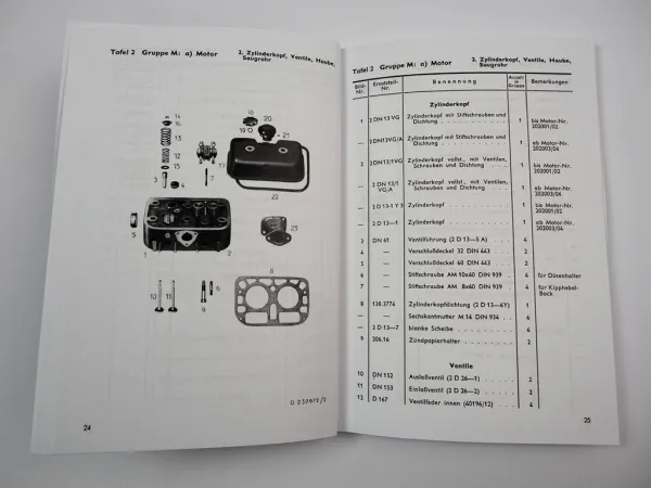 MAN AS 718 A Schlepper Ersatzteilliste Ersatzteilkatalog