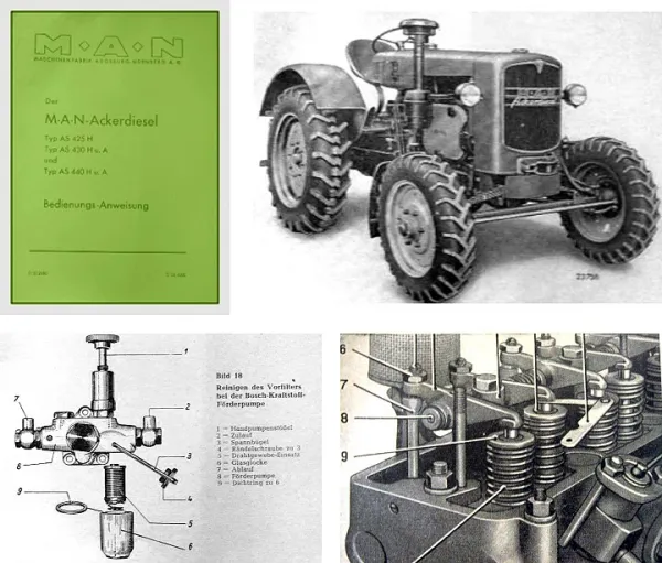 MAN AS425H AS430H HA AS440H A Bedienungsanleitung