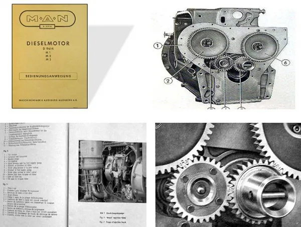 MAN D9614 M1 -M2 -M3 Betriebsanleitung Dieselmotor