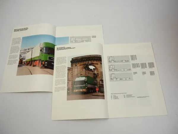 MAN LKW 19.322 U UL UNL 19.362 F FL FA 2 Prospekte D111.1794+D1111665