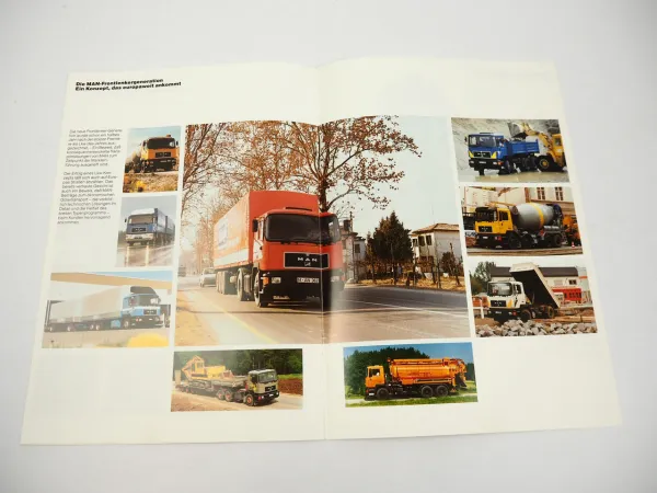 MAN LKW 19.322 U UL UNL 19.362 F FL FA 2 Prospekte D111.1794+D1111665