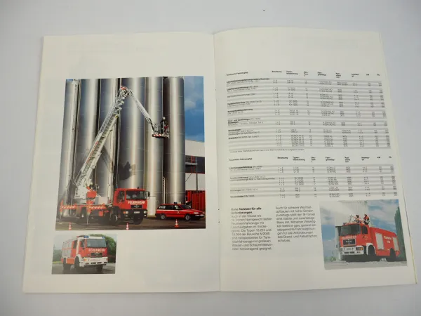 MAN LKW Feuerwehr 15.284 19.343 Brand- und Katastrophenschutz 2 Prospekte