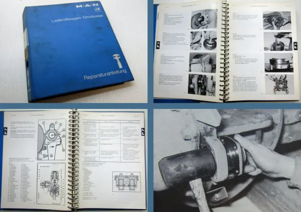 MAN LKW Omnibus SL192 Reparaturanleitung Werkstatthandbuch 1970er Jahre