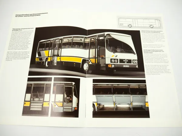 MAN Überland Linienbus ÜL 272 312 Prospekt D112.264 ma12948