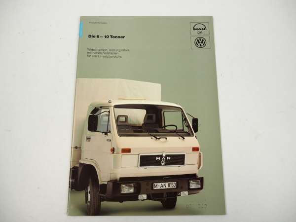 MAN-VW LKW 8.150 6 - 10 Tonner Prospekt D111.1700
