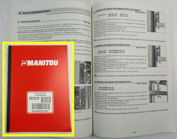 Manitou MC 30 - 70 Serie 3-E2 Betriebsanleitung Bedienungsanleitung 12/2006