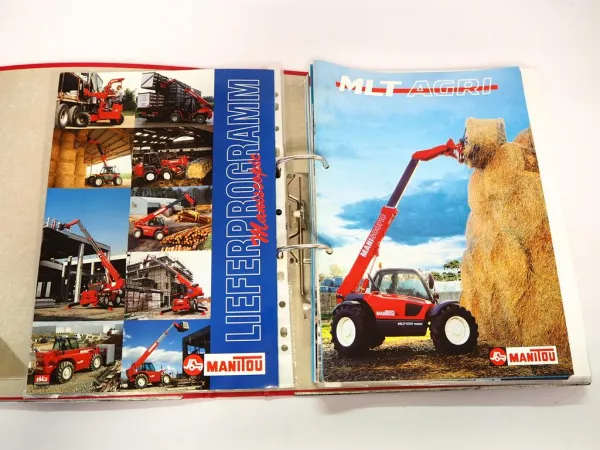 Manitou Produktmappe Lieferprogramm Stapler Lader ca. 60 Prospekte ca. 1997
