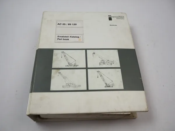 Mannesmann Demtic AC 25 Mobilkran Ersatzteilliste Spare Parts Book 1999