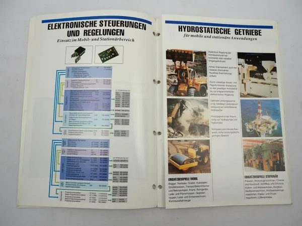 Mannesmann Rexroth Hydraulik Axialkolbenmaschinen Schulungshandbuch 02/1990
