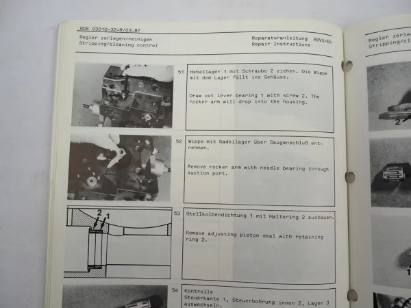 Mannesmann Rexroth Hydraulik Axialkolbenmaschinen Schulungshandbuch 10/1990