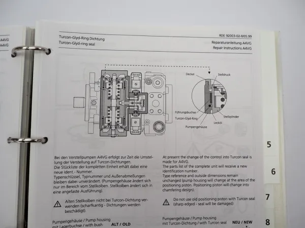 Mannesmann Rexroth Hydraulische Antriebssysteme Krane Schulung Service Training