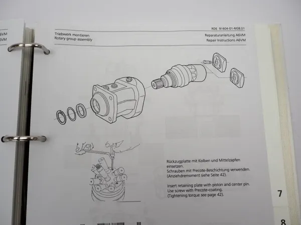 Mannesmann Rexroth Hydraulische Antriebssysteme Krane Schulung Service Training