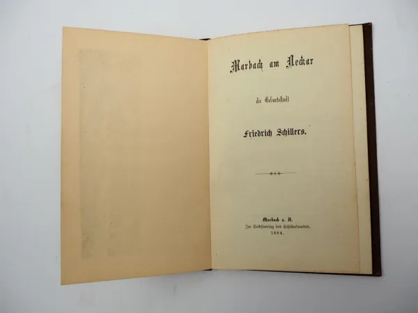 Marbach am Neckar Die Geburtsstadt Friedrich Schillers 1884