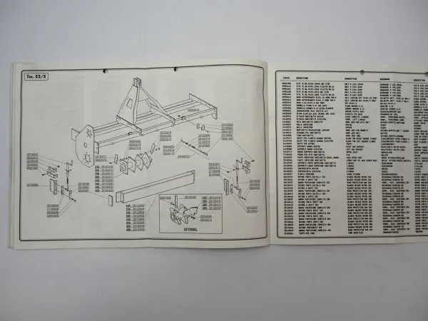 Maschio SC Super Cobra Condor Hackfräse Betriebsanleitung Ersatzteilliste