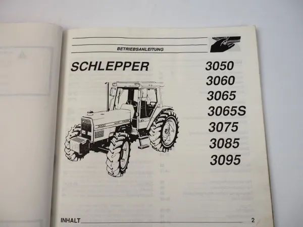 Massey Ferguson 3050 3060 3065 3065S 3075 3085 3095 Betriebsanleitung 1993