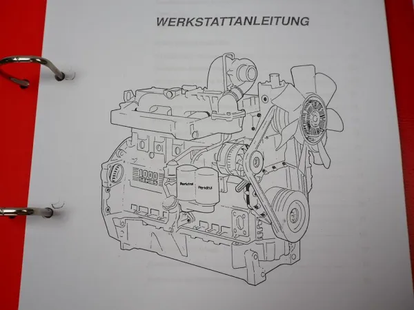 Massey Ferguson 3095 3115 3125 3645 3655 Werkstatthandbuch Motor 1006-6 Perkins