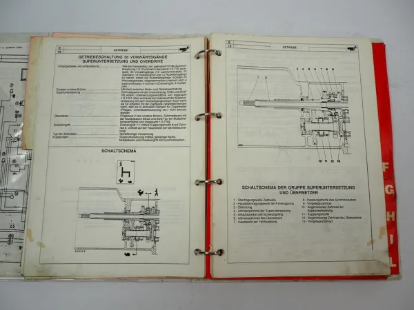 Massey Ferguson 353 - 393 S 377 387 397 1007 Werkstatthandbuch Reparatur 1988