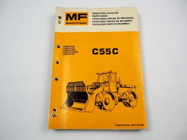 Massey Ferguson C55 C Hanomag B14c Compaktor Radlader Ersatzteilliste 1976