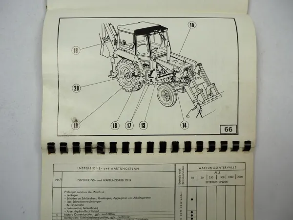 Massey Ferguson Hanomag MF50B Mehrzweckbaumaschine Betriebsanleitung 1979