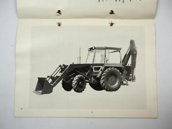 Massey Ferguson Hanomag MF50BA Baumaschine Betriebsanleitung Ergänzung 1979