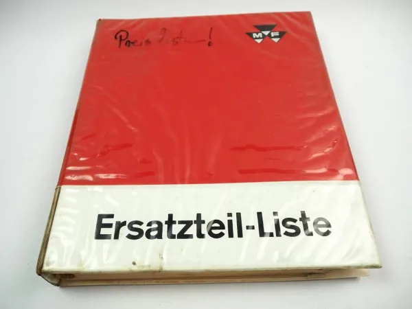Massey Ferguson Landmaschinen Ersatzteil Preisliste 1984