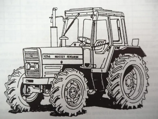 Massey Ferguson MF 1014 1024 1114 1324 MKII Richtzeitenliste Werkstatt 1989